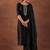 ethnic motifs embroidered thread work kurta with trousers & dupatta