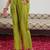 women floral embroidered gotta patti kurta with trousers & with dupatta