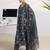 women floral printed tiered kurta with trousers & with dupatta