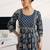 women floral printed tiered kurta with trousers & with dupatta