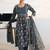 women floral printed tiered kurta with trousers & with dupatta