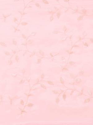 Pink pink & white embellished sequinned organza saree 3