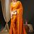 Yellow yellow & gold-toned ethnic motifs woven design zari  georgette kanjeevaram saree