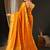 Yellow yellow & gold-toned ethnic motifs woven design zari  georgette kanjeevaram saree