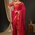 Pink ethnic motifs woven design zari  georgette kanjeevaram saree