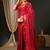 Pink ethnic motifs woven design zari  georgette kanjeevaram saree