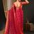 Pink ethnic motifs woven design zari  georgette kanjeevaram saree