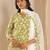 women floral printed regular straight kurta trousers with dupatta