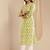 women floral printed regular straight kurta trousers with dupatta
