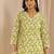 women floral printed regular straight kurta trousers with dupatta
