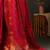 Pink ethnic motifs woven design zari  georgette kanjeevaram saree