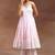 womens pink self design cotton anarkali kurta with trousers