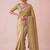 Gold woven design zari silk blend banarasi saree