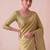 Gold woven design zari silk blend banarasi saree