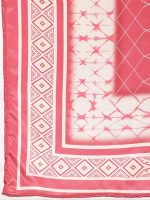 white floral printed thread work straight kurta with palazzos & dupatta 5