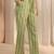 libas green floral printed cotton a-line suit set with dupatta