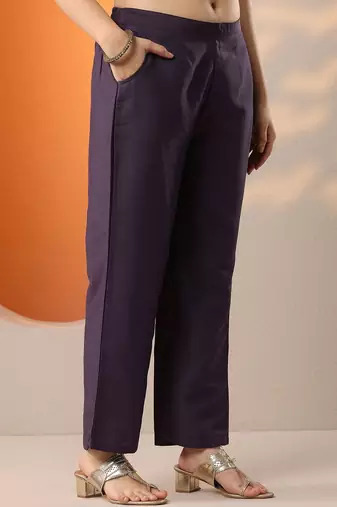 women ethnic motifs embroidered kurta with trousers & dupatta