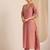 floral yoke design sequinned v-neck straight kurta with trousers and dupatta