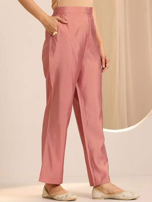 floral yoke design sequinned v-neck straight kurta with trousers and dupatta 6