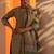 ethnic motifs printed mirror work straight kurta with trouser and dupatta