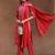 ethnic motifs printed notch neck mirror work straight kurta with trousers & dupatta