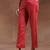ethnic motifs printed notch neck mirror work straight kurta with trousers & dupatta