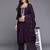 women solid kurta with trouser & dupatta