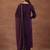 floral embroidered sequnnied straight kurta with trousers & dupatta