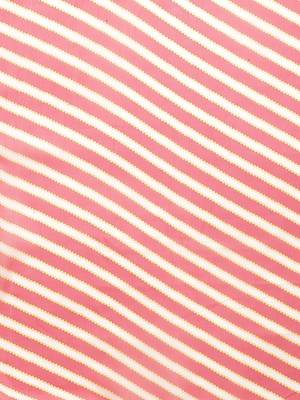 Red red & white leheriya print saree 4