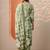 women floral printed regular kurta with trousers & with dupatta