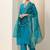 women ethnic motifs embroidered kurta with trousers & dupatta