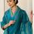 women ethnic motifs embroidered kurta with trousers & dupatta