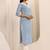 women floral printed regular thread work kurta with trousers & with dupatta