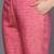 women printed regular sequinned kurta with trousers & with dupatta