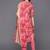 women printed regular sequinned kurta with trousers & with dupatta