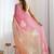 Pink pink embellished  chiffon sarees