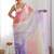 Multicolor multi embellished  chiffon sarees