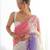 Multicolor multi embellished  chiffon sarees