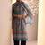 women ethnic motifs printed regular kurta with trousers & with dupatta