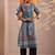 women ethnic motifs printed regular kurta with trousers & with dupatta