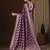 Purple woven design zari kanjeevaram saree