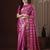 Pink woven design zari  kanjeevaram saree
