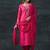 women ethnic motifs embroidered kurta with churidar & dupatta