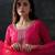 women ethnic motifs embroidered kurta with churidar & dupatta