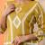 ethnic motifs printed straight kurta with trousers & dupatta