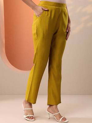 ethnic motifs printed straight kurta with trousers & dupatta 7
