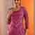 women bandhani dyed regular thread work kurta with palazzos & with dupatta