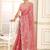 Pink embroidered tissue saree
