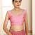 Pink embroidered tissue saree