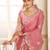 Pink embroidered tissue saree
